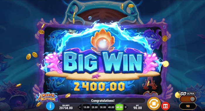 Manta Mayhem - Gran ganancia en el juego base
